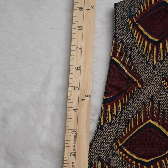 Anthropologie Elevenses Button Front Vest Sz XS Embroidered Aztec Safari Boho - Picture 16 of 16